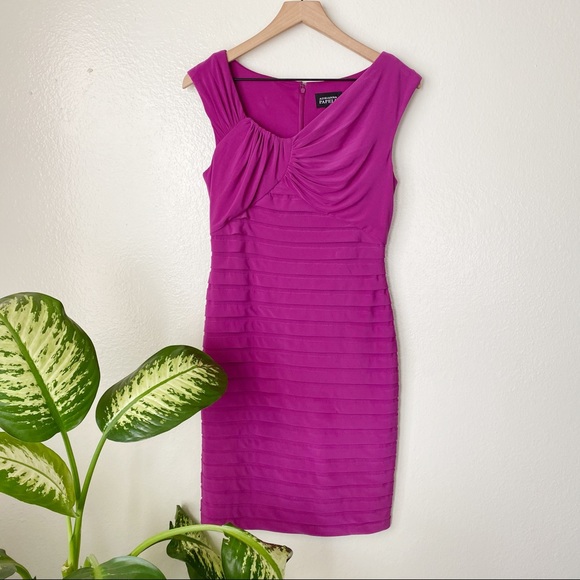 Adrianna Papell Dresses & Skirts - Adrianna Papell | Shutter Pleat Sheath Dress